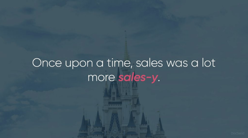 sales was more sale-y