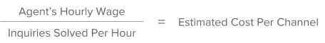 Cost per channel