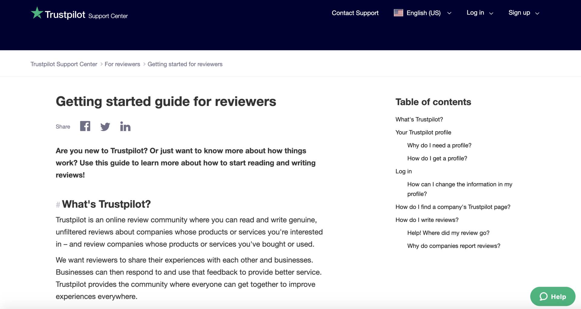 Onboarding flow knowledge base template