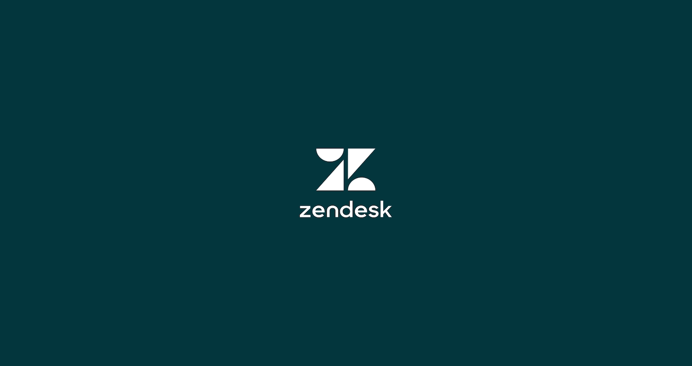 Zendesk company logo on a plain background