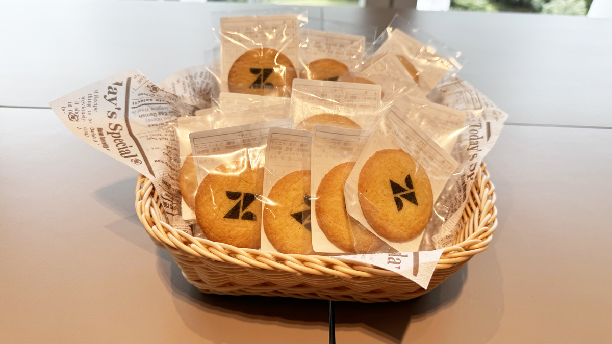 Showcase Tokyo 2026 のハート型のクッキー