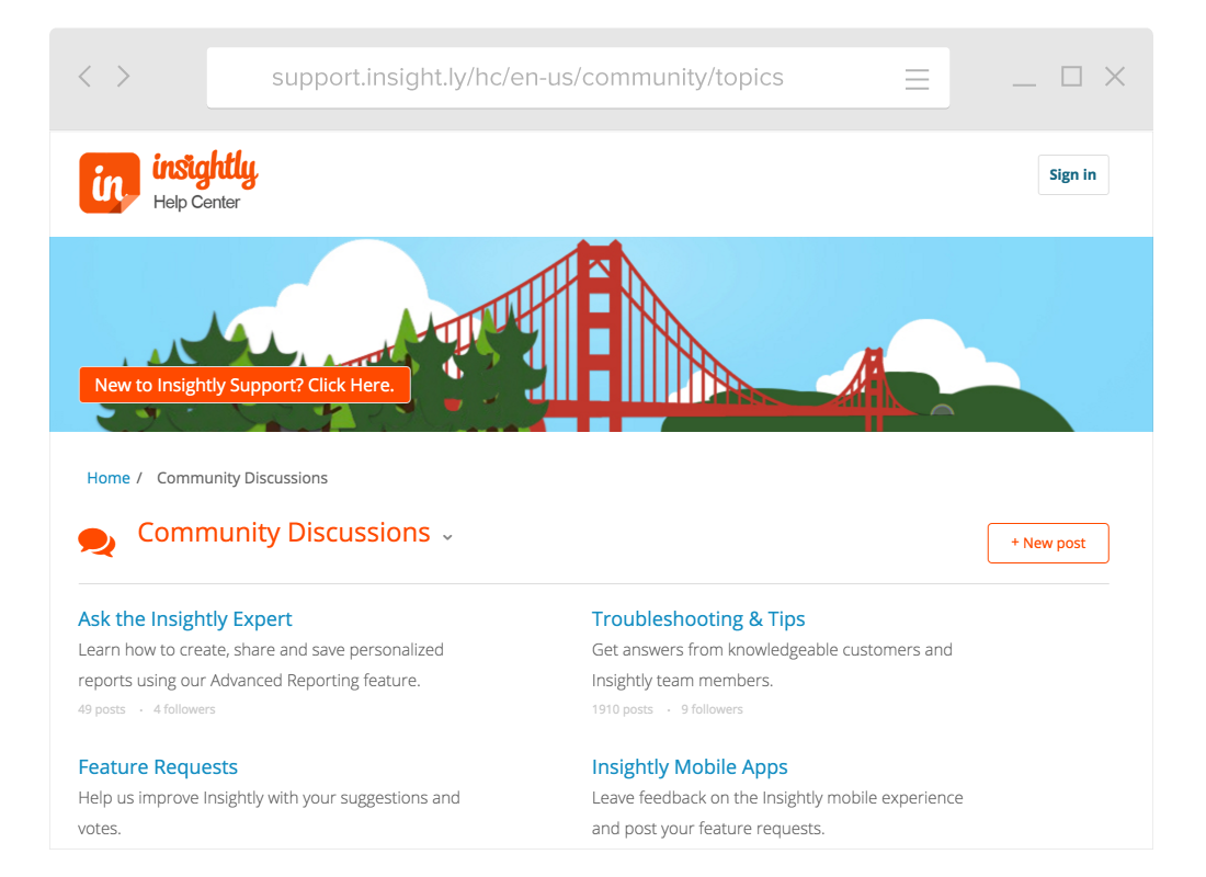 Insightly help center